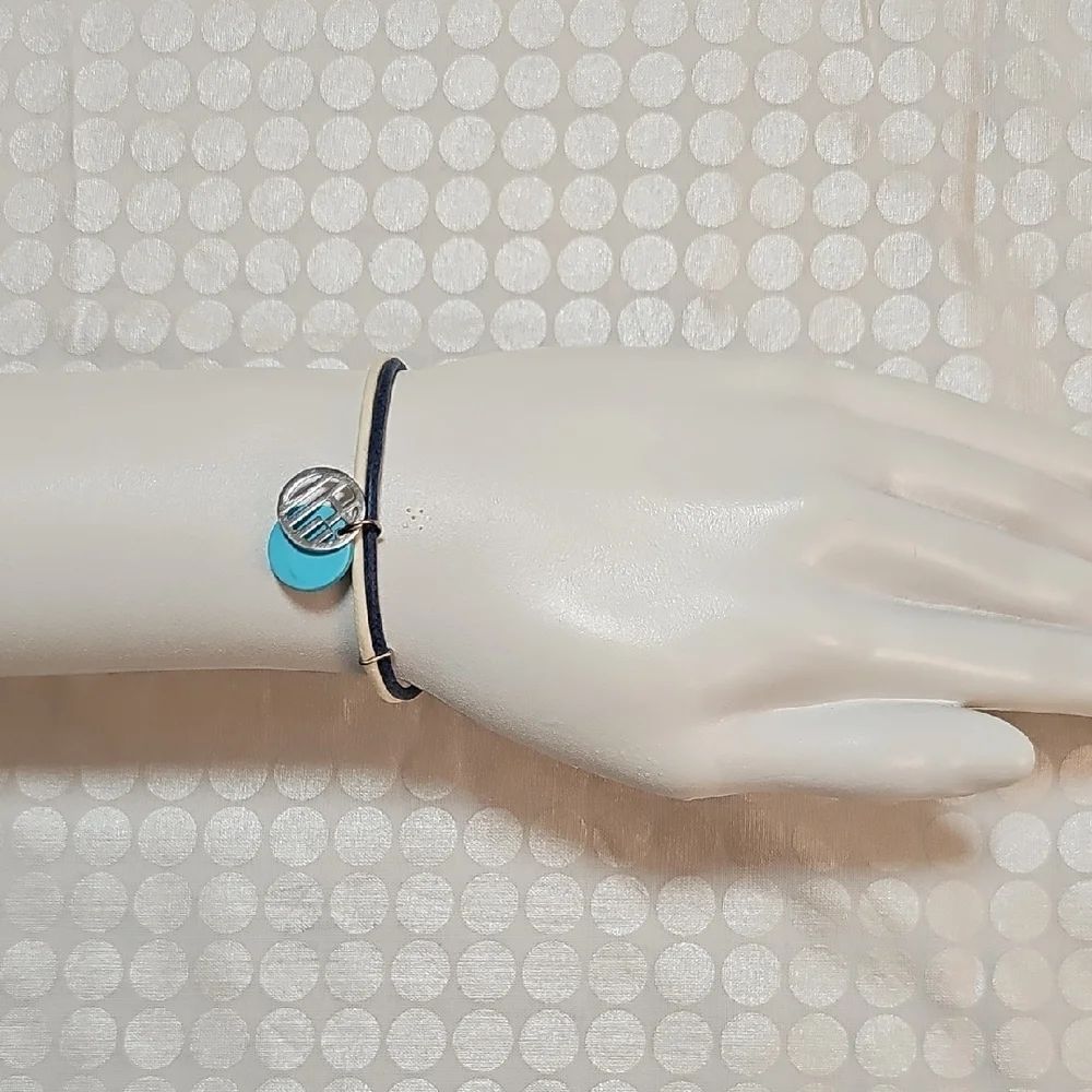 Vintage GREEK Inspired Kids Cord Bracelets Extra Charm - Picture 6 of 8